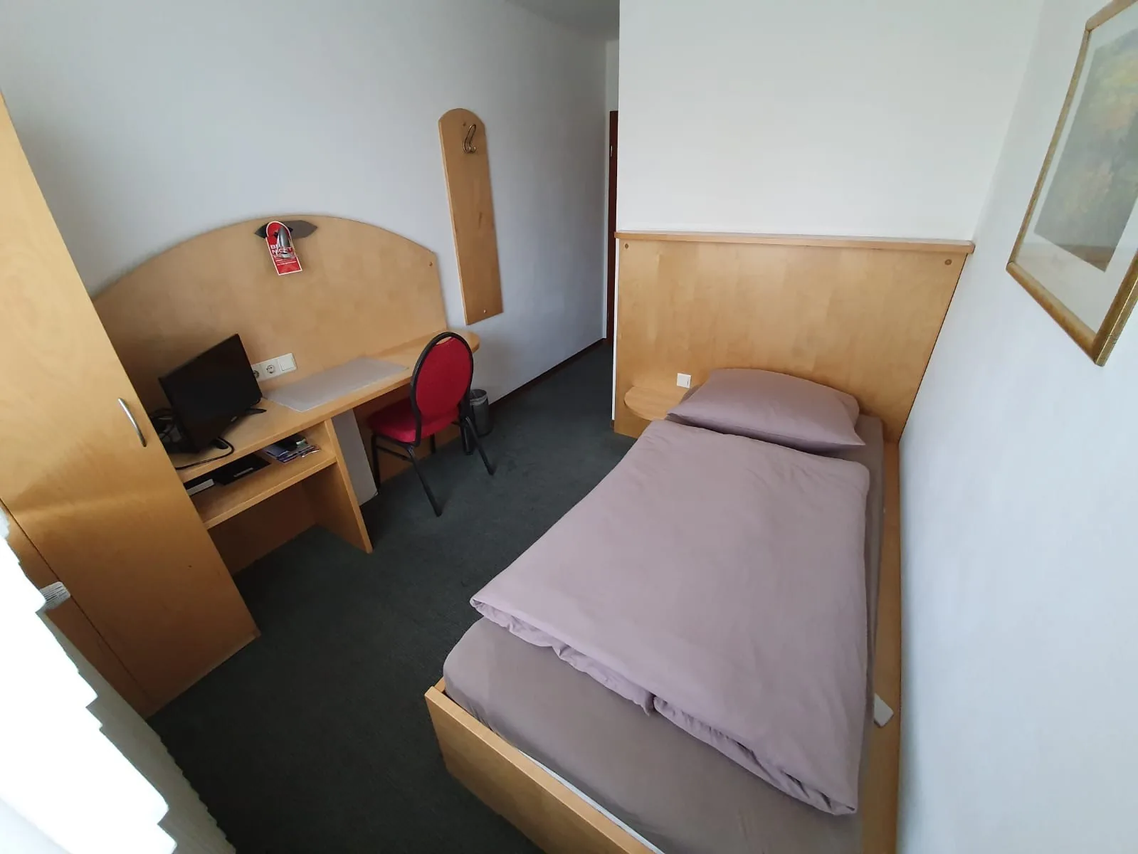Einzelzimmer im Parkhotel Alex Bielefeld