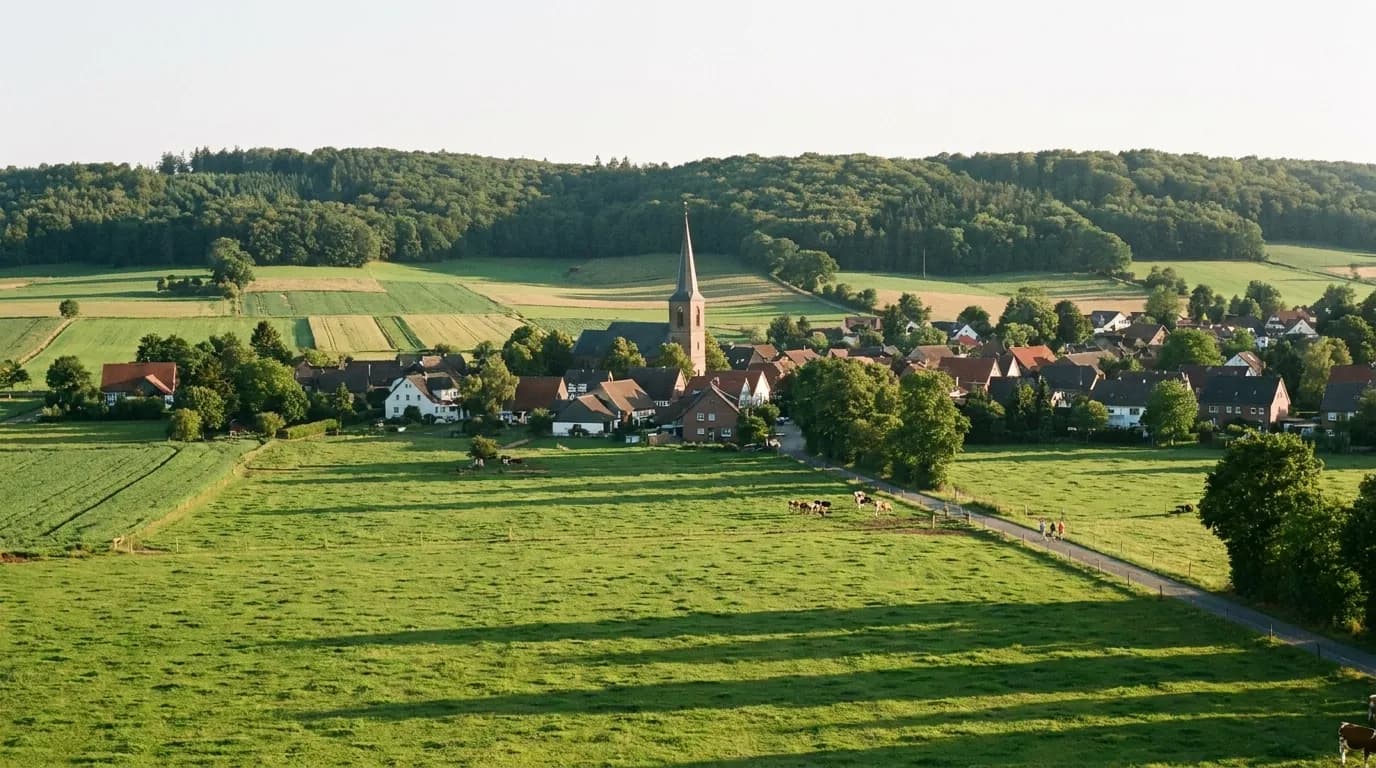 Landschaft bei Steinhagen am Teutoburger Wald